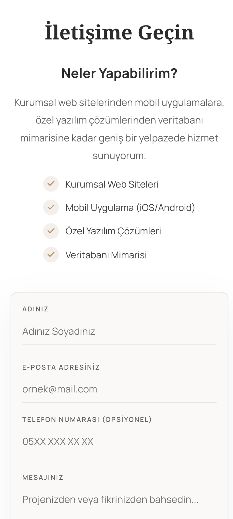 Mobile View